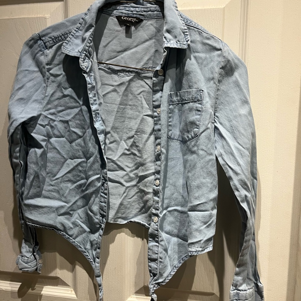 George Sky Blue Casual Shirt